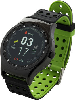 Denver Bluetooth Smartwatch Fitnesstracker Schlaftracker SW-510 GPS grau 