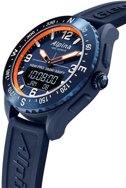 Ausstattung & Eigenschaften Alpina Watches AlpinerX Bluetooth Smartwatch Navy/Orange