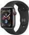 Apple Watch Series 4 GPS + Cellular 40mm space grau Aluminium Sportarmband schwarz
