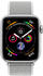 Apple Watch Series 4 GPS + Cellular 44mm silber Aluminium Sport Loop muschel
