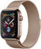 Apple Watch Series 4 GPS + Cellular 44mm Gold Edelstahl Armband Milanaise Gold