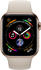 Apple Watch Series 4 GPS + Cellular 44mm gold Edelstahl Sportarmband stein