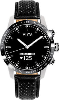VIITA Hybrid HRV Tachymeter Leder black