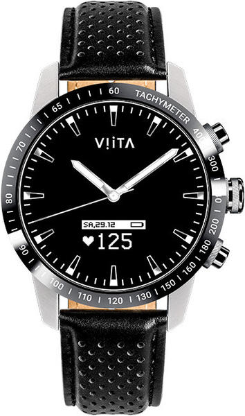 VIITA Hybrid HRV Tachymeter Leder black