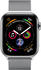 Apple Watch Series 4 GPS + Cellular 44mm silber Edelstahl Milanaise Armband silber