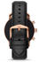 Fossil Q Explorist HR Leder schwarz