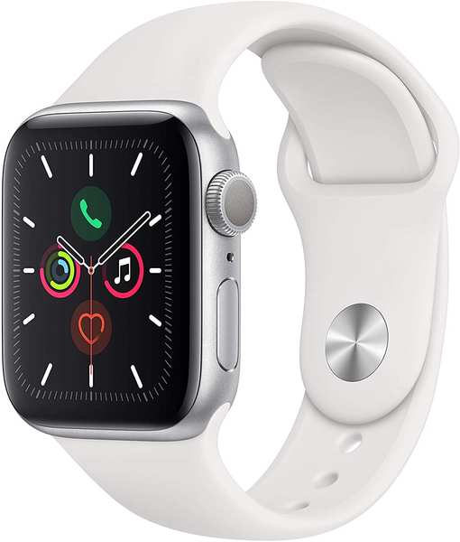 Eigenschaften & Ausstattung Apple Watch Series 5 GPS 40mm Aluminium silber Sportarmband weiß