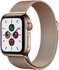 Apple Watch Series 5 GPS + LTE 40mm Edelstahl gold Milanaise gold