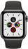 Apple Watch Series 5 GPS + LTE 40mm Edelstahl schwarz Sportarmband schwarz