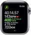 Apple Watch Series 5 GPS + LTE 40mm Edelstahl silber Sportarmband weiß