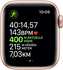 Apple Watch Series 5 GPS + LTE 40mm Aluminium gold Sportarmband sandrosa