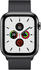 Apple Watch Series 5 GPS + LTE 40mm Edelstahl Space schwarz Milanaise schwarz