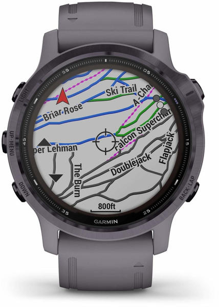 Garmin fenix 6S Pro Solar Lila / Schiefergrau