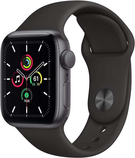 Allgemeine Daten & Display Apple Watch SE Space Grau 40mm Sportarmband Schwarz