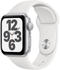 Apple Watch SE Silber 40mm Sportarmband Weiß