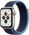 Apple Watch SE LTE Silber 44mm Sport Loop Dunkelmarine