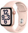 Apple Watch SE LTE Gold 40mm Sportarmband Sandrosa