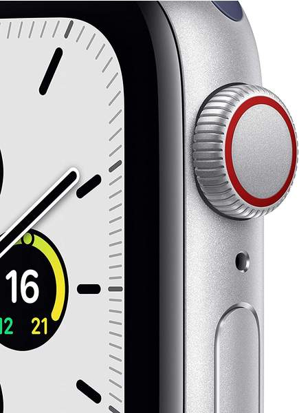 Ausstattung & Armband Apple Watch SE LTE Silber 40mm Sport Loop Dunkelmarine
