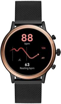 Fossil Q Julianna Gen 5 The Carlyle H Edelstahl schwarz – Vielseitige Funktionen für den Alltag