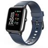 Hama Smartwatch Fit Watch 4900, 37 mm, EKG, Edelstahl, blau, grau