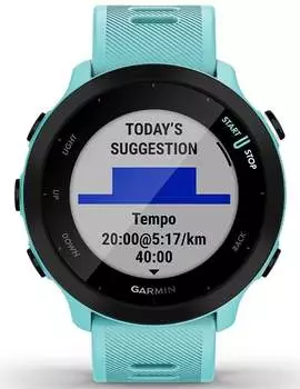 Garmin Forerunner 55 aqua – Garmin Forerunner 55 aqua – GPS-Uhr mit mehrfachem Satellitenempfang für präzises Training