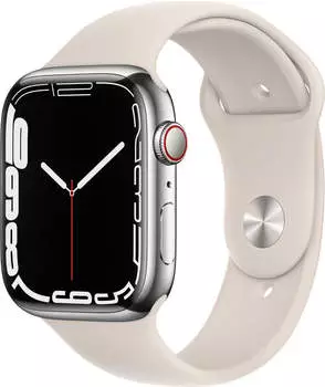 Apple Watch Series 7 4G 45mm Aluminium Sportarmband Polarstern