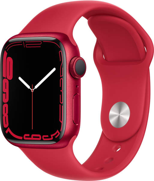 Apple Watch Series 7 41mm Aluminium Sportarmband (PRODUCT)RED