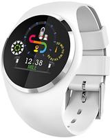 Paragon Fitness Tracker, wei&szlig;, mit rundem Farbdisplay