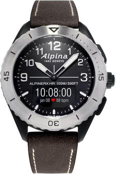 Alpina Watches AlpinerX Bluetooth Smartwatch Black/Brown