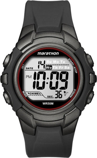 Timex Marathon schwarz rot (T5K642)