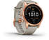 Garmin fēnix® 7S Solar Rose Gold with Light Sand Band