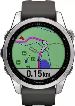 Garmin fēnix® 7S Silver with Graphite Band – Die Vielseitigkeit der Garmin fēnix® 7S Silver with Graphite Band