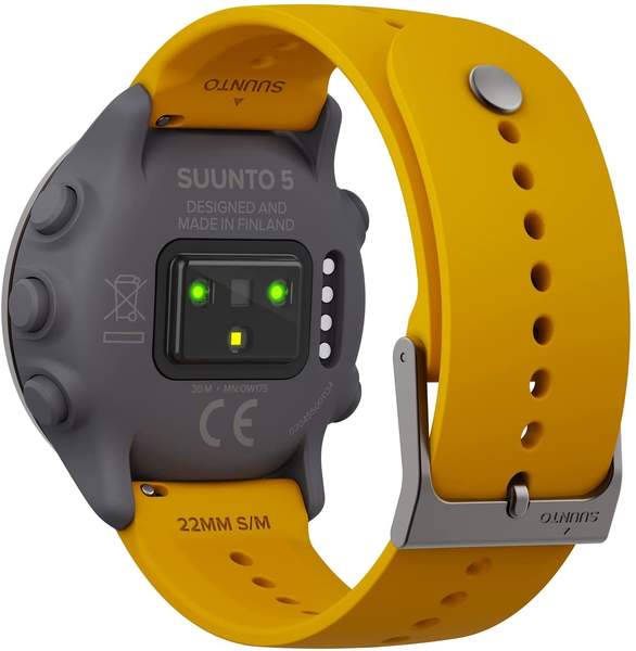 Outdoor-Uhr Armband & Ausstattung Suunto 5 Peak Orange