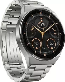 Huawei WATCH GT 3 Pro Titanium titangraues Edelstahlarmband