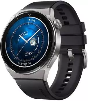 Huawei WATCH GT 3 Pro Titanium schwarzes Armband