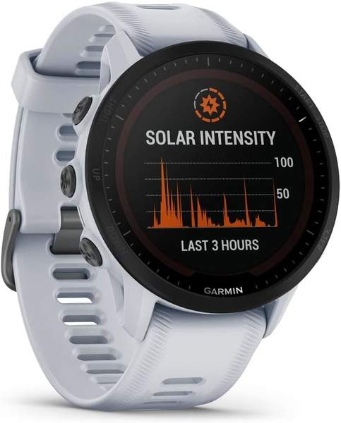 Garmin Forerunner 955 Solar weißgrau