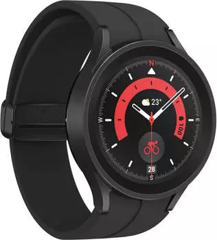 Samsung Galaxy Watch5 Pro 45mm Bluetooth Black Titanium – Verbesserte Anzeige und Benutzeroberfläche