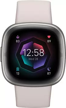 Fitbit Sense 2 Mondweiß/Aluminium in Platin – Entdecken Sie die Vielseitigkeit der Fitbit Sense 2 Mondweiß/Aluminium in Platin