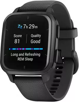 Garmin Venu Sq 2 Schwarz/Schiefergrau Music