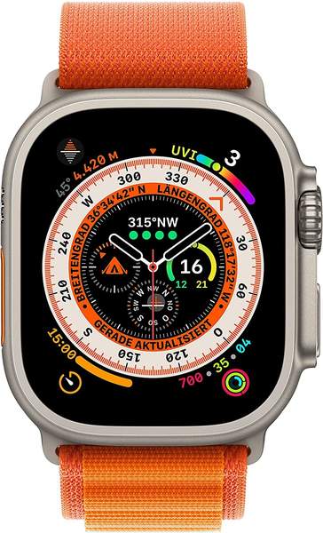 Apple Watch Ultra Titan Alpine Loop Orange Large