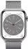Apple Watch Series 8 4G 45mm Edelstahl silber Milanaise silber