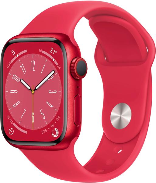 Apple Watch Series 8 4G 41mm Aluminium PRODUCT(RED) Sportarmband PRODUCT(RED)
