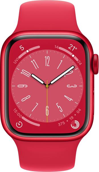 Apple Watch Series 8 4G 41mm Aluminium PRODUCT(RED) Sportarmband PRODUCT(RED)