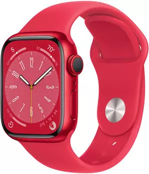 Apple Watch Series 8 GPS 41mm Aluminium PRODUCT(RED) Sportarmband PRODUCT(RED)