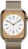 Apple Watch Series 8 4G 45mm Edelstahl Gold Milanaise Gold