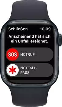 Apple Watch Series 8 GPS 41mm Aluminium Mitternacht Sportarmband Mitternacht – Modernes Design und hochwertige Materialien