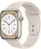45, Aluminium, beige, Fluorelastomer, ohne: Apple Watch Series 8