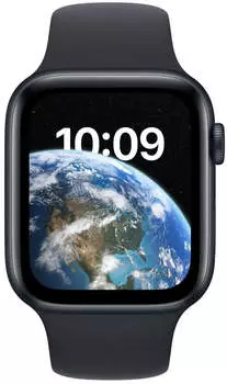 Apple Watch SE 2022 GPS 44mm Mitternacht Sportarmband Mitternacht – Vielseitige Smartwatch für den Alltag