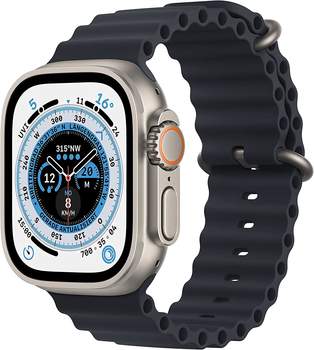 Apple Watch Ultra Titan Ocean Armband Mitternacht