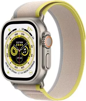 Apple Watch Ultra Titan Trail Loop Gelb/Beige M/L